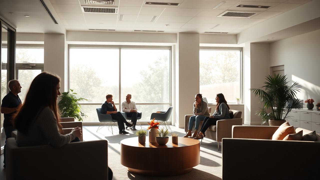 Wellness facility common area
